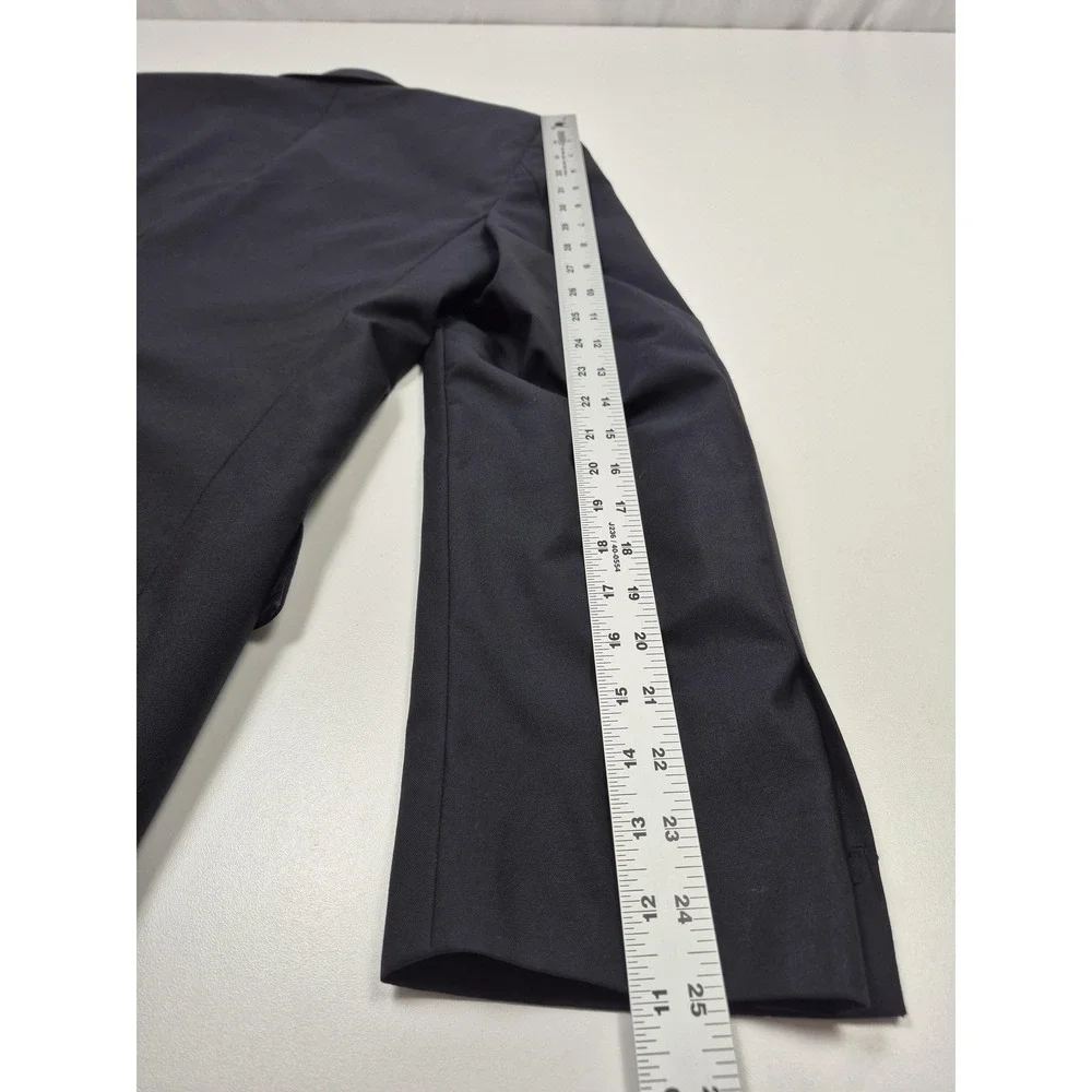 Brooks Brothers Loro piana Suit Jacket Mens M 39L Blue Wool 1818 Madison FLAW